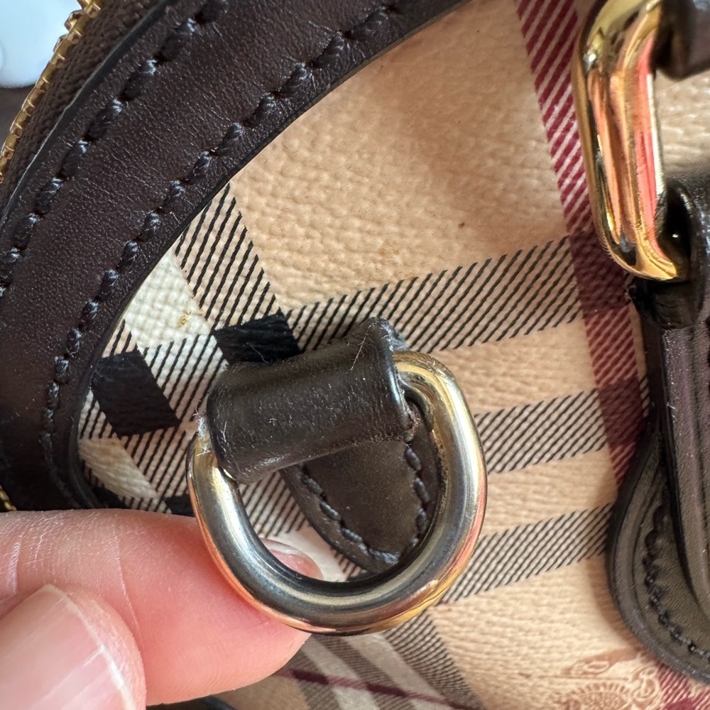 Burberry Classic Checkered Bag and wallet set. Very old No proof of authenticity - Picture 3 of 16